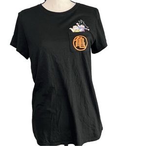 Boxlunch Dragonball women’s Goku black pocket T-shirt